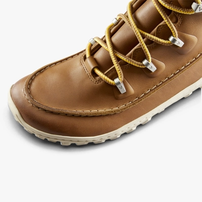 Vivobarefoot TRACKER MOC WOMEN, Brown Täiskasvanute barefoot jalatsid - HellyK - Kvaliteetsed lasteriided, villariided, barefoot jalatsid