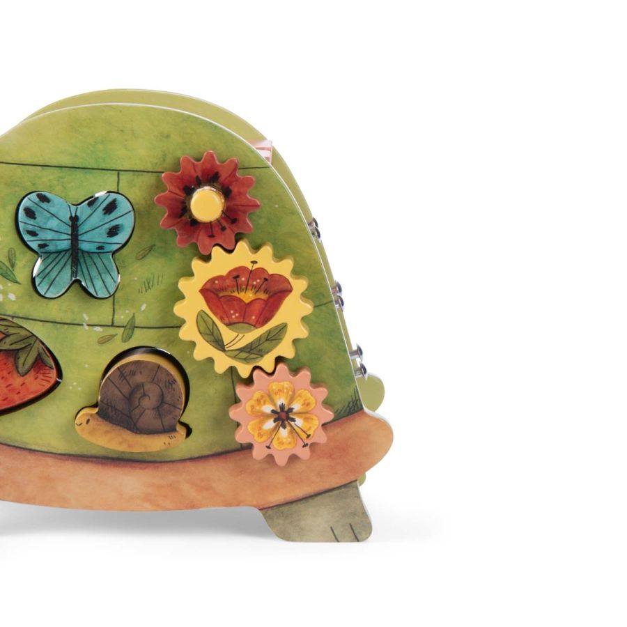 Moulin Roty Aktiivsusmänguasi kilpkonn Lauamängud/mängud - HellyK - Kvaliteetsed lasteriided, villariided, barefoot jalatsid