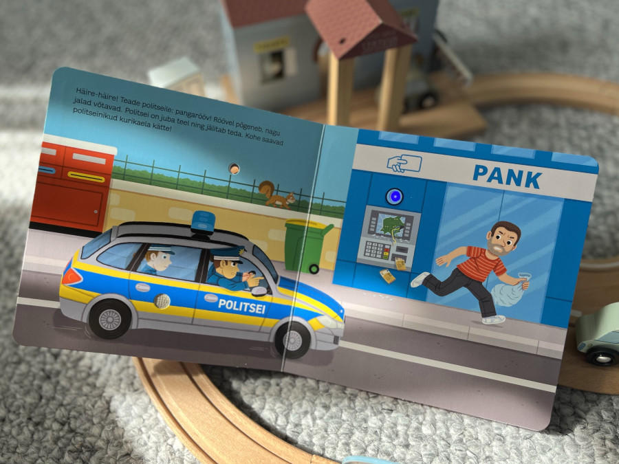 Väljakutsel. Vahva vilkuv heliraamat Mänguasjad - HellyK - Kvaliteetsed lasteriided, villariided, barefoot jalatsid