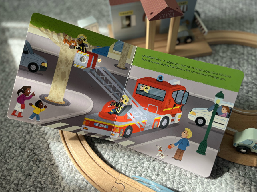 Väljakutsel. Vahva vilkuv heliraamat Mänguasjad - HellyK - Kvaliteetsed lasteriided, villariided, barefoot jalatsid