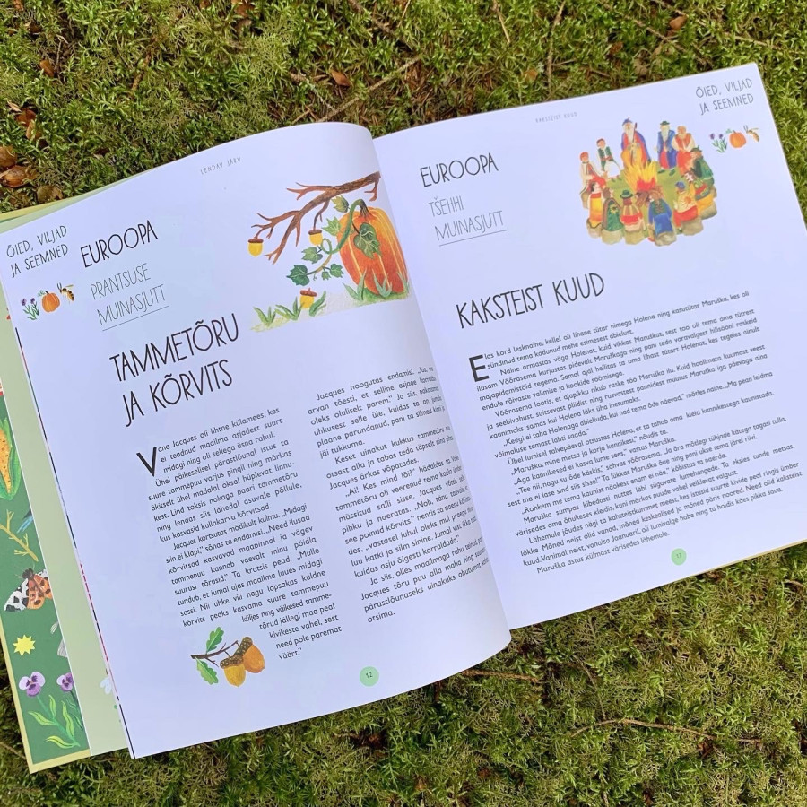 Lendav järv. 50 rahvajuttu ja legendi kogu maailmast Mänguasjad - HellyK - Kvaliteetsed lasteriided, villariided, barefoot jalatsid