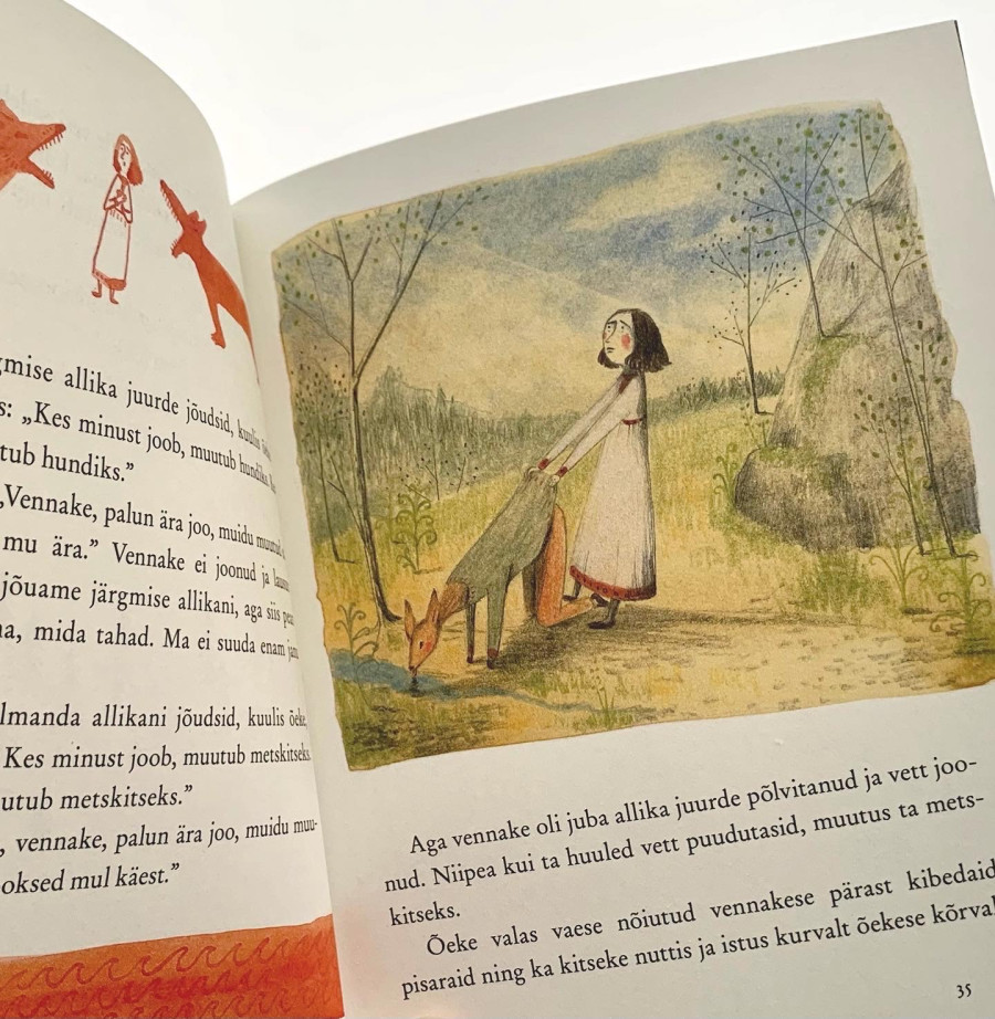 Kui soovid veel täitusid. Vendade Grimmide kauneimad muinasjutud Mänguasjad - HellyK - Kvaliteetsed lasteriided, villariided, barefoot jalatsid