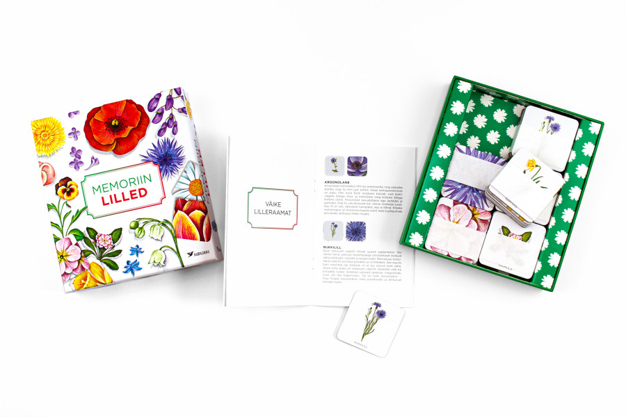 Memoriin. Lilled Mänguasjad - HellyK - Kvaliteetsed lasteriided, villariided, barefoot jalatsid