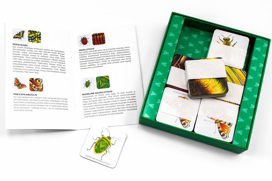 Memoriin. Putukad Mänguasjad - HellyK - Kvaliteetsed lasteriided, villariided, barefoot jalatsid