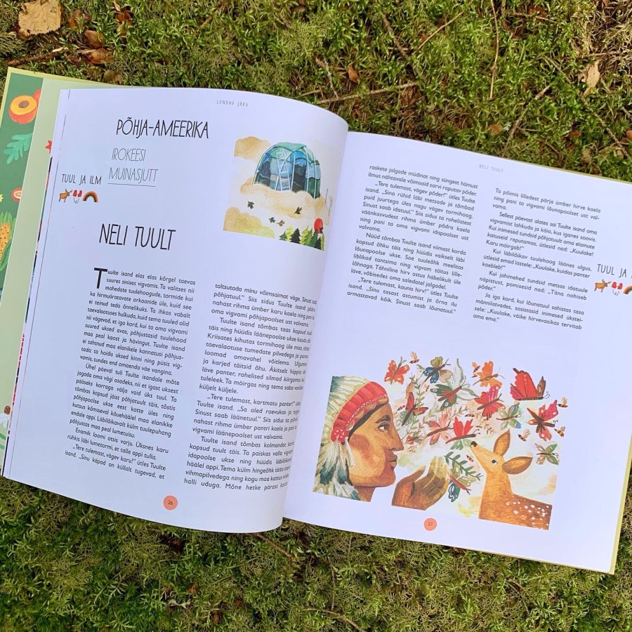 Lendav järv. 50 rahvajuttu ja legendi kogu maailmast Mänguasjad - HellyK - Kvaliteetsed lasteriided, villariided, barefoot jalatsid