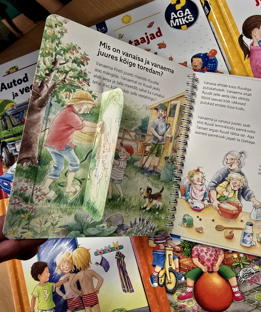 Aga miks ? Meie pere Mänguasjad - HellyK - Kvaliteetsed lasteriided, villariided, barefoot jalatsid