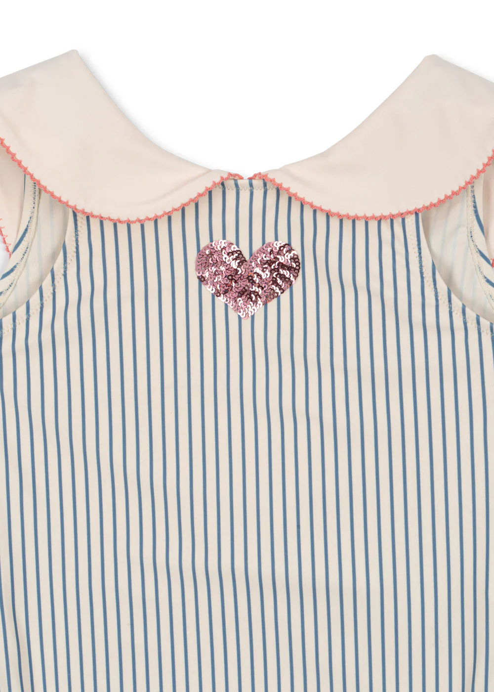 Konges Slojd ujumistrikoo Gina, BLUE STRIPE Lasteriided - HellyK - Kvaliteetsed lasteriided, villariided, barefoot jalatsid