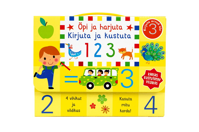 Kirjuta ja kustuta. Minu talu. Mängukohver Mänguasjad - HellyK - Kvaliteetsed lasteriided, villariided, barefoot jalatsid