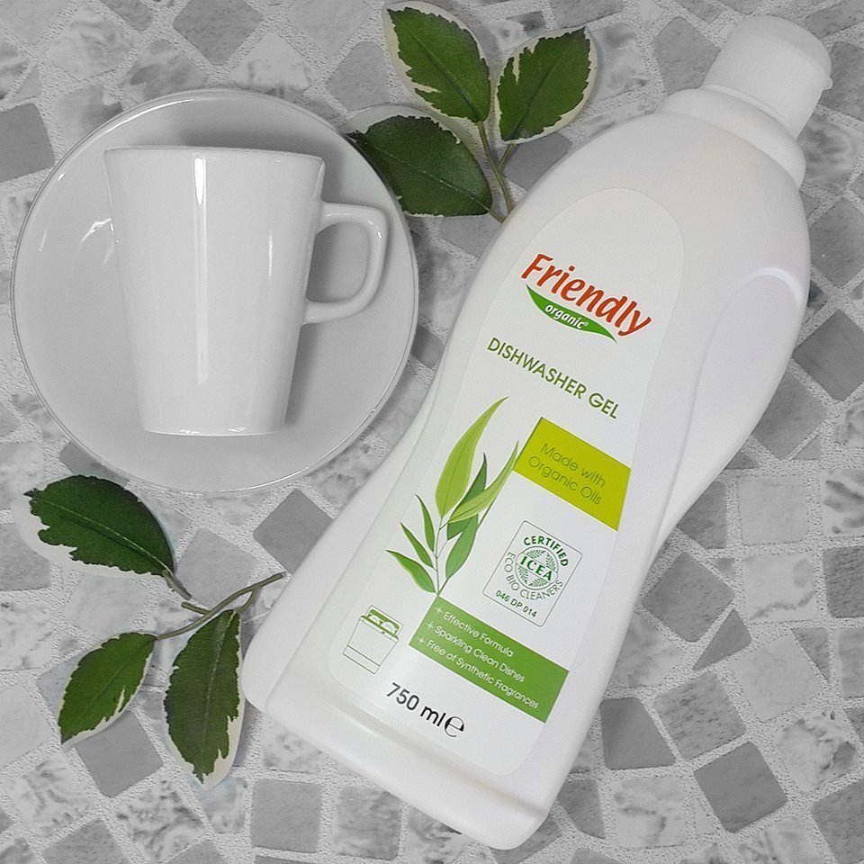 Friendly Organic orgaaniline nõudepesumasina geel eukalüptiga, 750 ml Hooldusvahendid, kosmeetika ja aksessuaarid - HellyK - Kvaliteetsed lasteriided, villariided, barefoot jalatsid