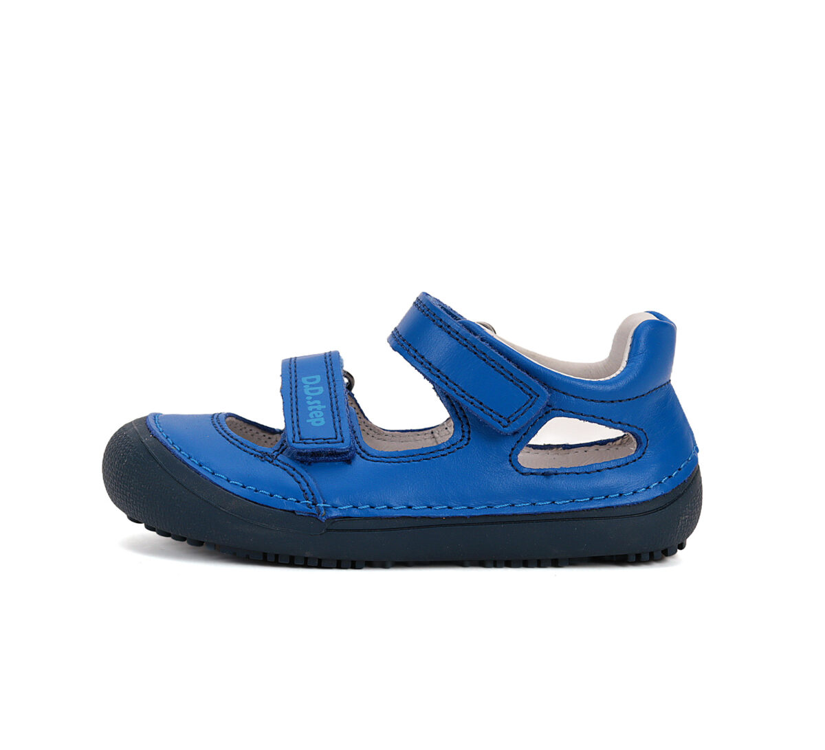 D.D. Step nahast sandaalid, bermuda blue 063 D.D. Step nahast sandaalid, bermuda blue 063 D.D.Step - HellyK - Kvaliteetsed lasteriided, villariided, barefoot jalatsid