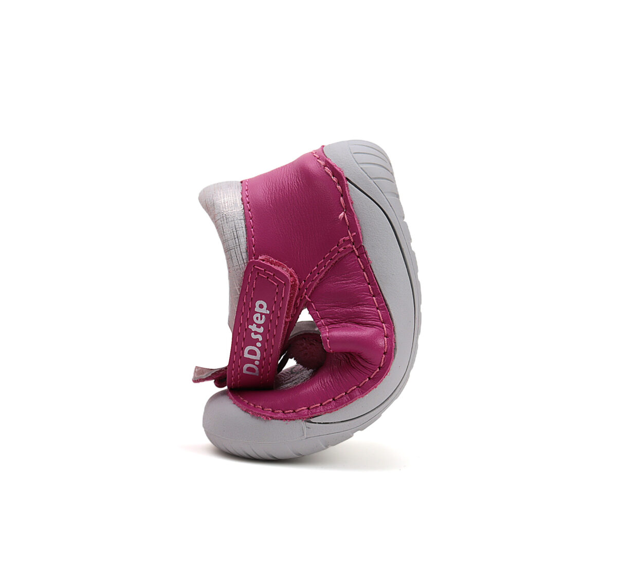 D.D. Step barefoot nahast kingad, dark pink 070 D.D.Step - HellyK - Kvaliteetsed lasteriided, villariided, barefoot jalatsid