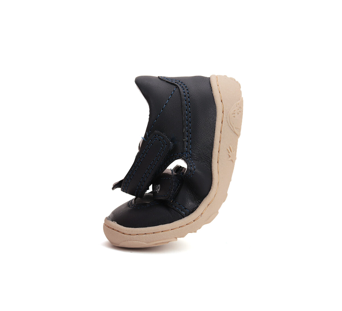 D.D. Step barefoot nahast sandaalid, royal blue  077 D.D.Step - HellyK - Kvaliteetsed lasteriided, villariided, barefoot jalatsid