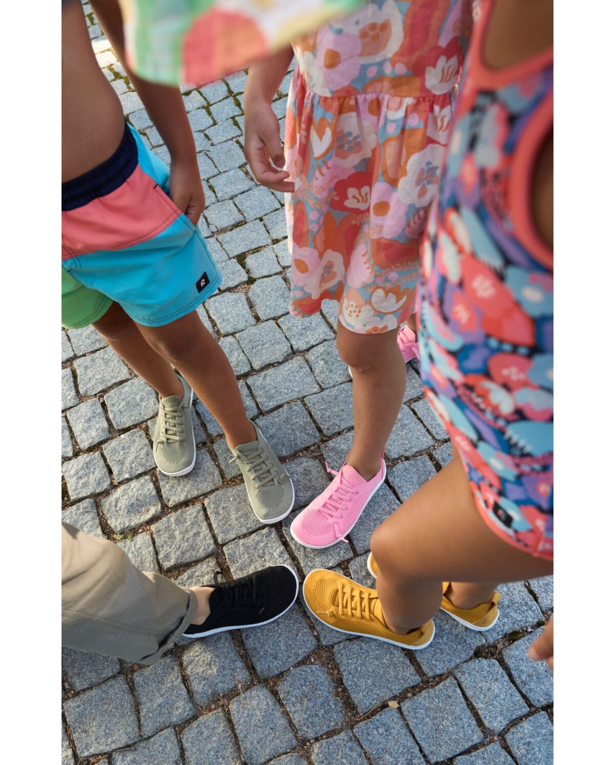 Reima Astelu tossud, sunset pink Laste barefoot-jalatsid - HellyK - Kvaliteetsed lasteriided, villariided, barefoot jalatsid