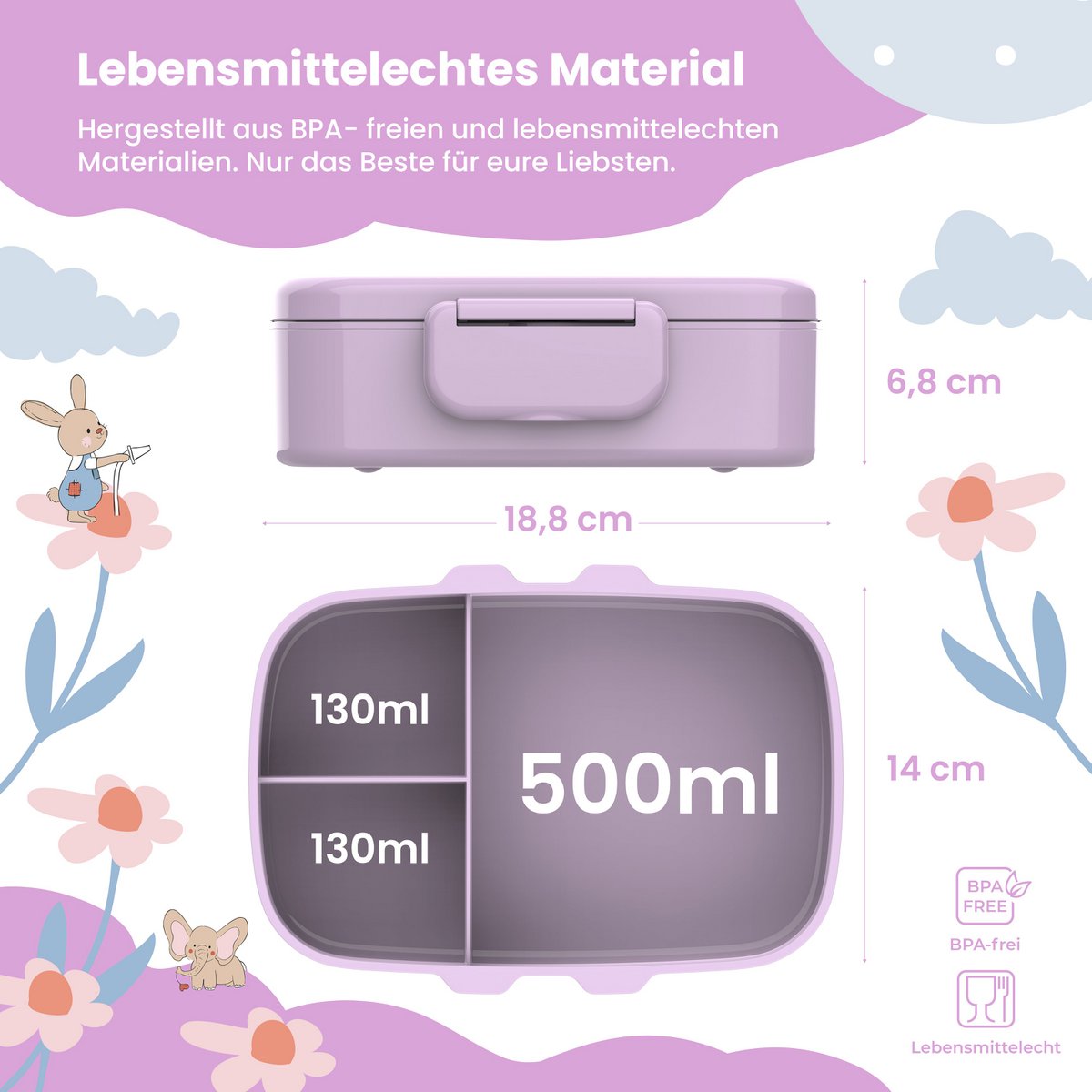 Bearfoot lõunasöögikarp, ükssarvik Kodumaailm ja muud tarvikud - HellyK - Kvaliteetsed lasteriided, villariided, barefoot jalatsid