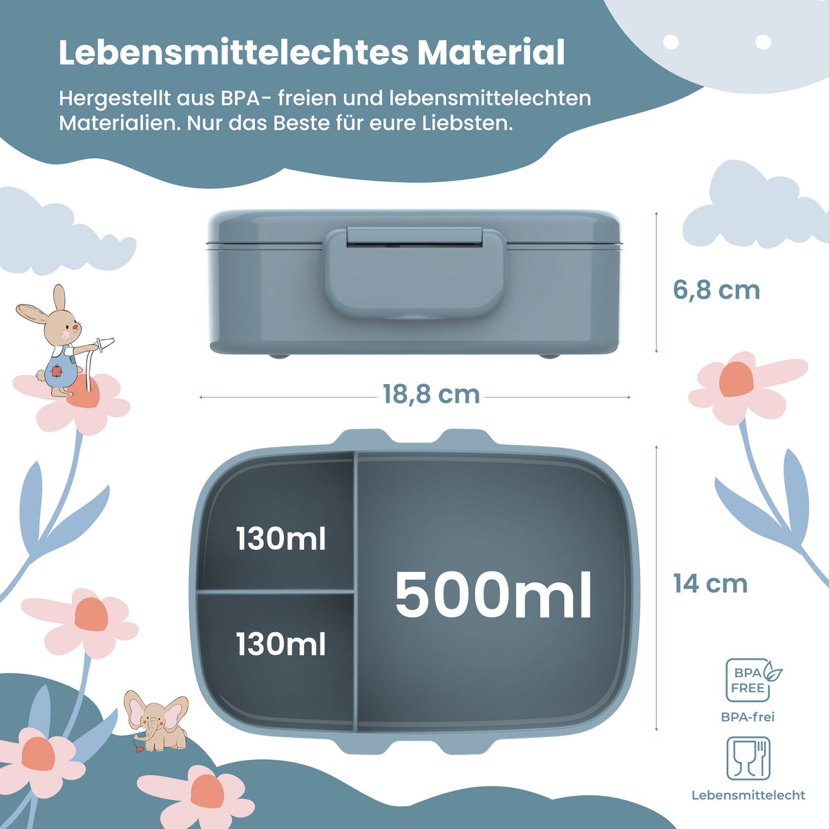 Bearfoot lõunasöögikarp, ekskavaator Kodumaailm ja muud tarvikud - HellyK - Kvaliteetsed lasteriided, villariided, barefoot jalatsid