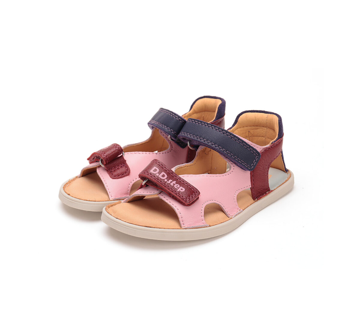 D.D.Step nahast sandaalid, pink 076 D.D.Step nahast sandaalid, pink 076 D.D.Step - HellyK - Kvaliteetsed lasteriided, villariided, barefoot jalatsid