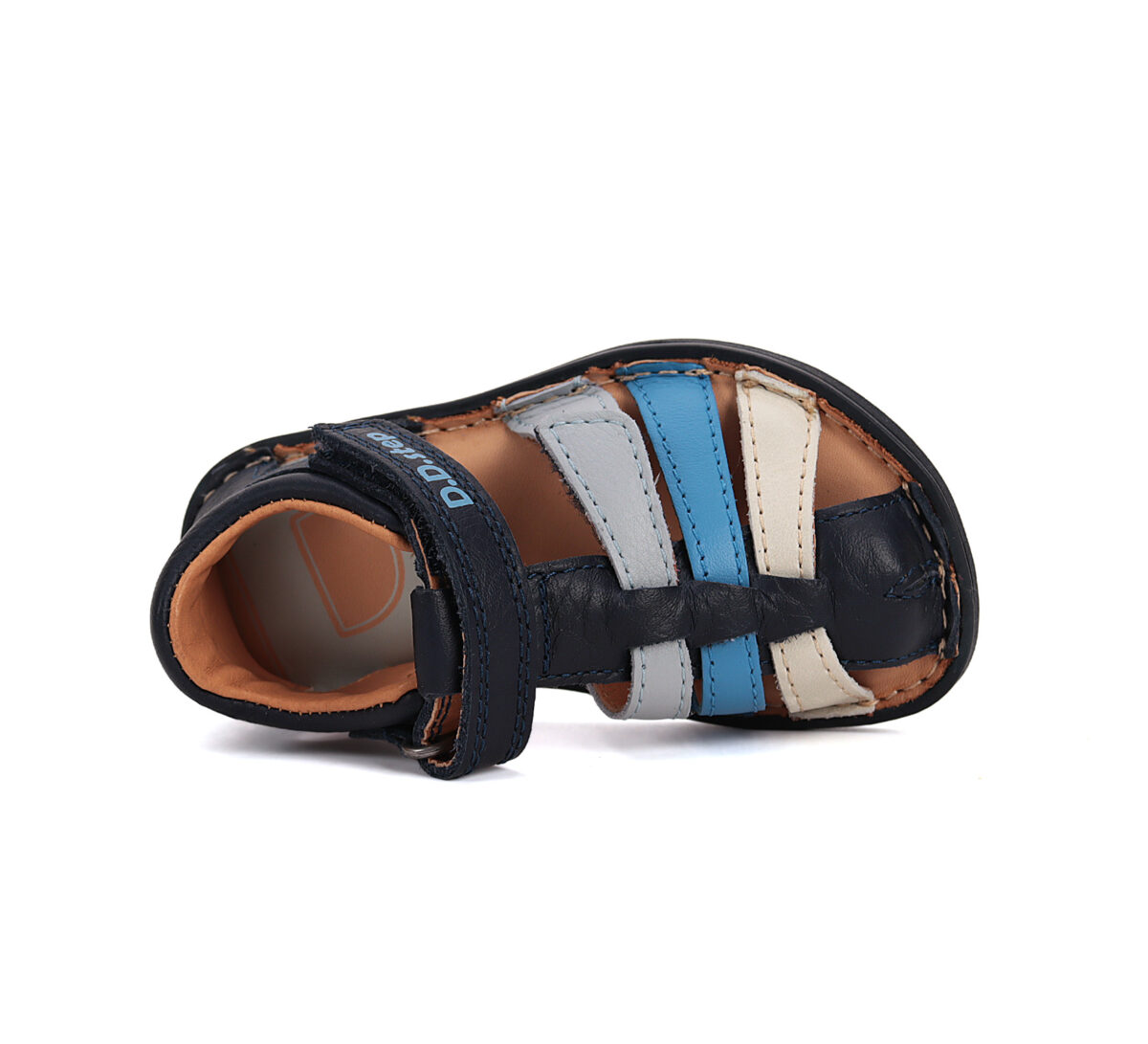 D.D.Step nahast sandaalid, royal blue 076 D.D.Step nahast sandaalid, royal blue 076 D.D.Step - HellyK - Kvaliteetsed lasteriided, villariided, barefoot jalatsid