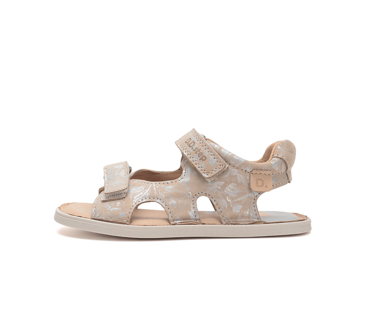 D.D.Step nahast sandaalid, cream 076/SS’25 D.D.Step nahast sandaalid, cream 076/SS’25 D.D.Step - HellyK - Kvaliteetsed lasteriided, villariided, barefoot jalatsid