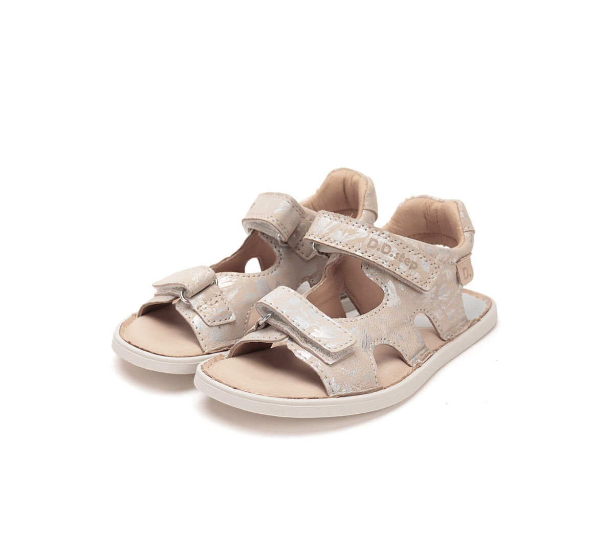 D.D.Step nahast sandaalid, cream 076/SS’25 D.D.Step nahast sandaalid, cream 076/SS’25 D.D.Step - HellyK - Kvaliteetsed lasteriided, villariided, barefoot jalatsid