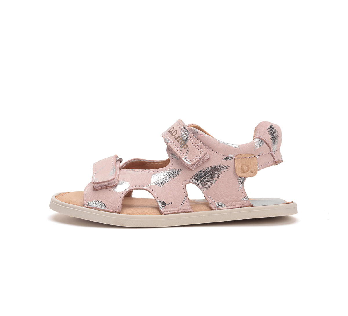 D.D.Step nahast sandaalid, pink 076/SS’25 D.D.Step - HellyK - Kvaliteetsed lasteriided, villariided, barefoot jalatsid