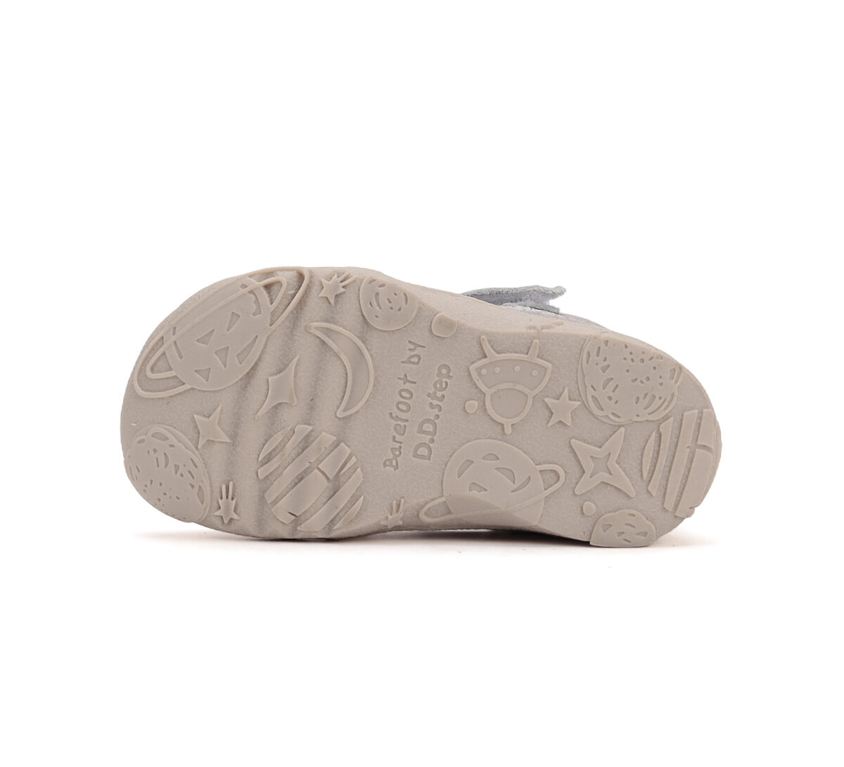 D.D. Step barefoot nahast sandaalid, silver D.D. Step barefoot nahast sandaalid, silver D.D.Step - HellyK - Kvaliteetsed lasteriided, villariided, barefoot jalatsid