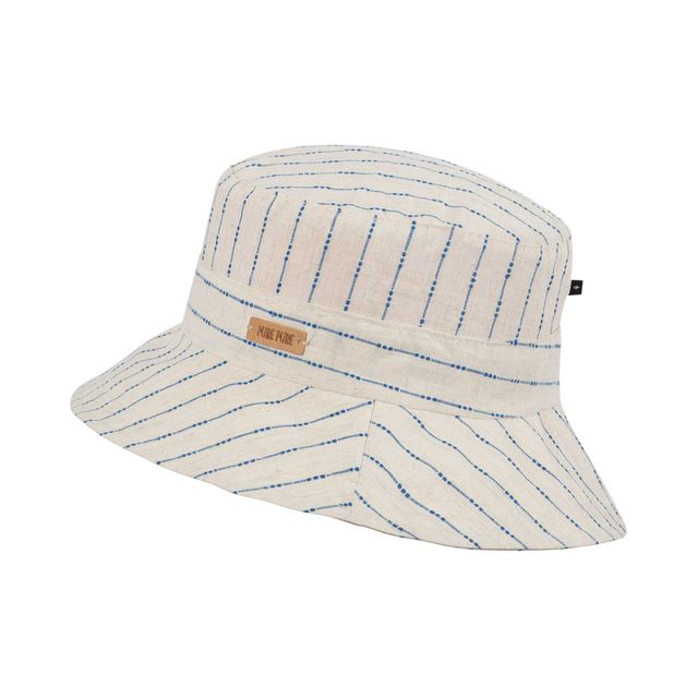 Pure Pure by Bauer kaabu puuvill+linane, natur-blue Pure Pure by Bauer kaabu puuvill+linane, natur-blue Lasteriided - HellyK - Kvaliteetsed lasteriided, villariided, barefoot jalatsid