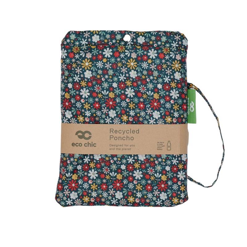 Eco Chic vihmakeep, Black Ditsy Kodumaailm ja muud tarvikud - HellyK - Kvaliteetsed lasteriided, villariided, barefoot jalatsid