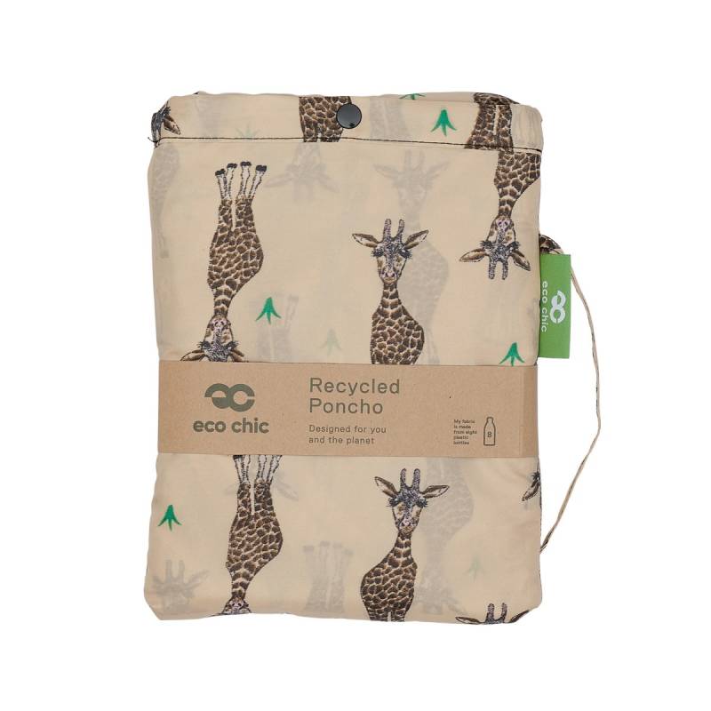 Eco Chic vihmakeep, Beige Giraffes Kodumaailm ja muud tarvikud - HellyK - Kvaliteetsed lasteriided, villariided, barefoot jalatsid