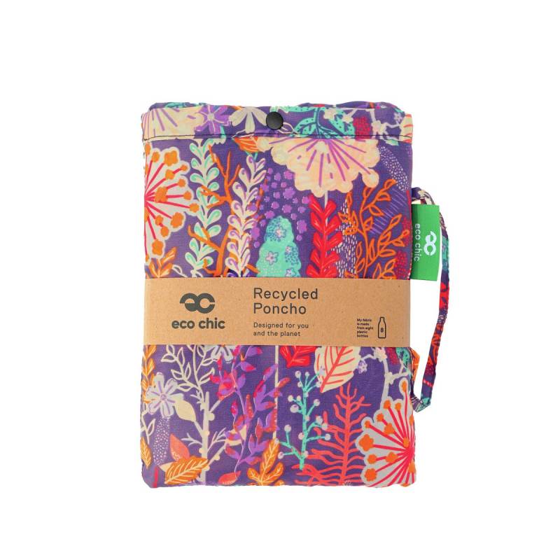 Eco Chic vihmakeep, Purple Lush Floral Kodumaailm ja muud tarvikud - HellyK - Kvaliteetsed lasteriided, villariided, barefoot jalatsid