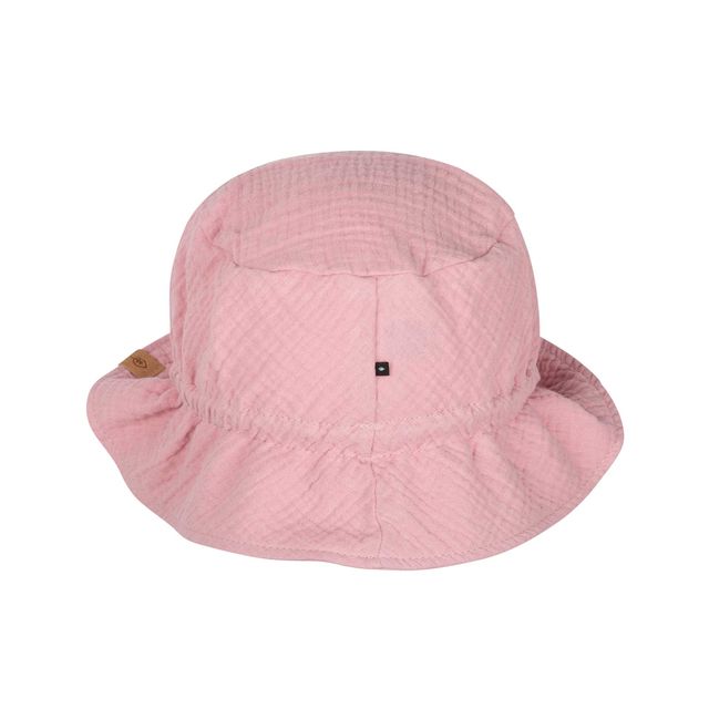 Pure Pure by Bauer musliinkangast päikesekaitsemüts, UPF50, mauve Lasteriided - HellyK - Kvaliteetsed lasteriided, villariided, barefoot jalatsid