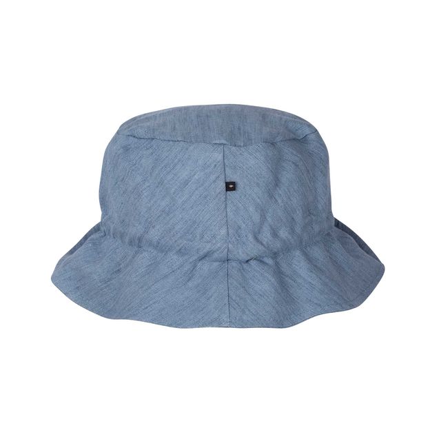 Pure Pure by Bauer linane kaabu nööbiga, blue Lasteriided - HellyK - Kvaliteetsed lasteriided, villariided, barefoot jalatsid