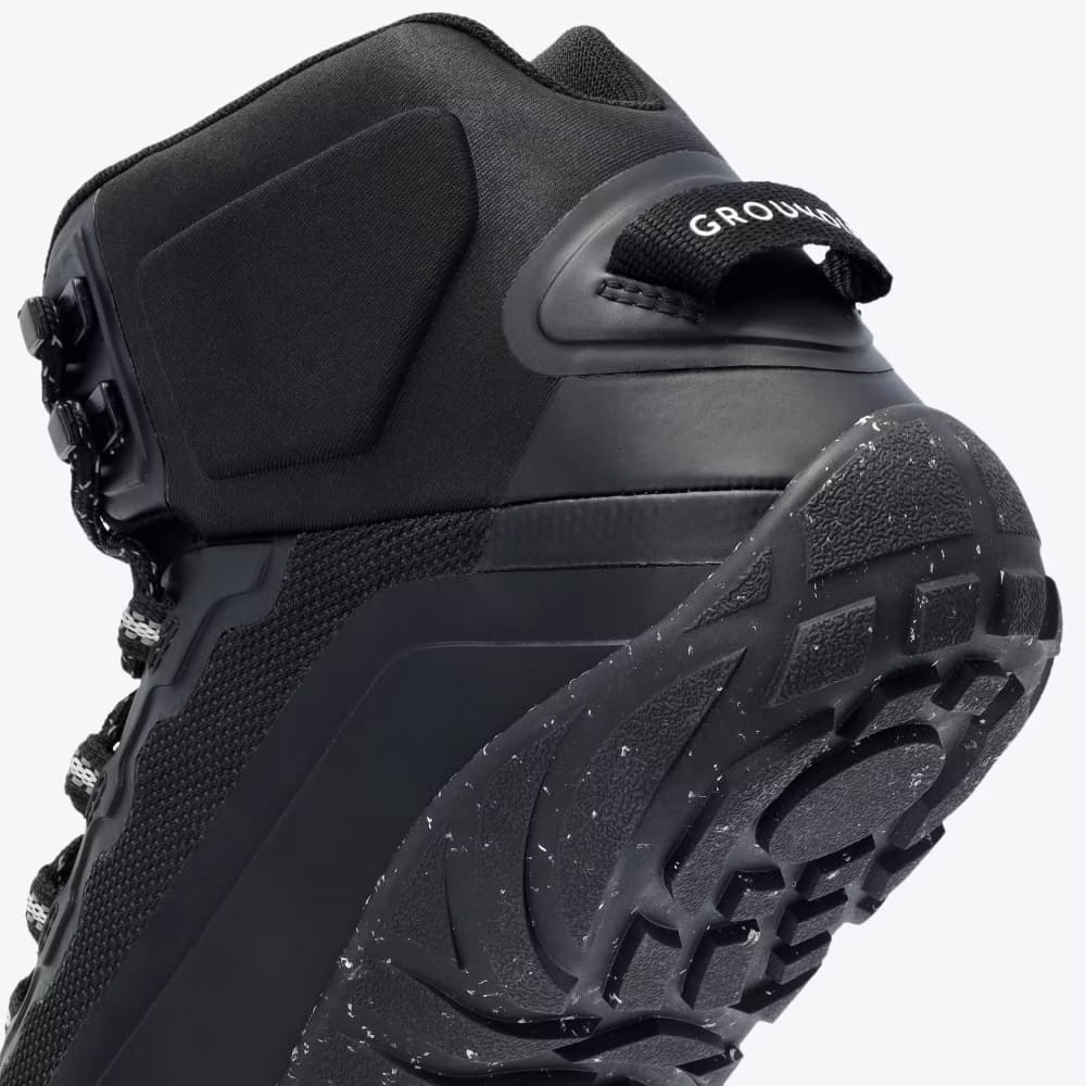 GROUNDIES® All Terrain High 2.0 Men vegan matkajalatsid, black Kevad/sügis - HellyK - Kvaliteetsed lasteriided, villariided, barefoot jalatsid