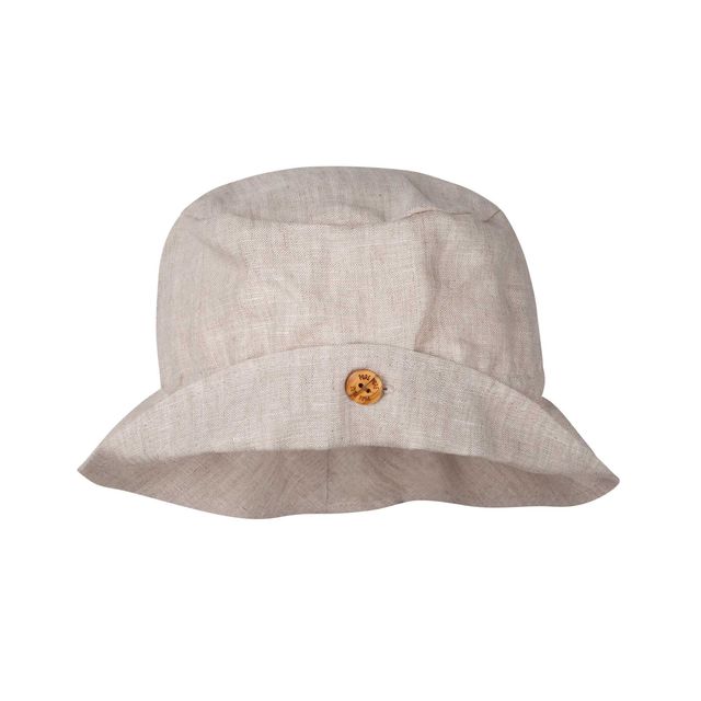 Pure Pure by Bauer linane kaabu nööbiga, linen Lasteriided - HellyK - Kvaliteetsed lasteriided, villariided, barefoot jalatsid