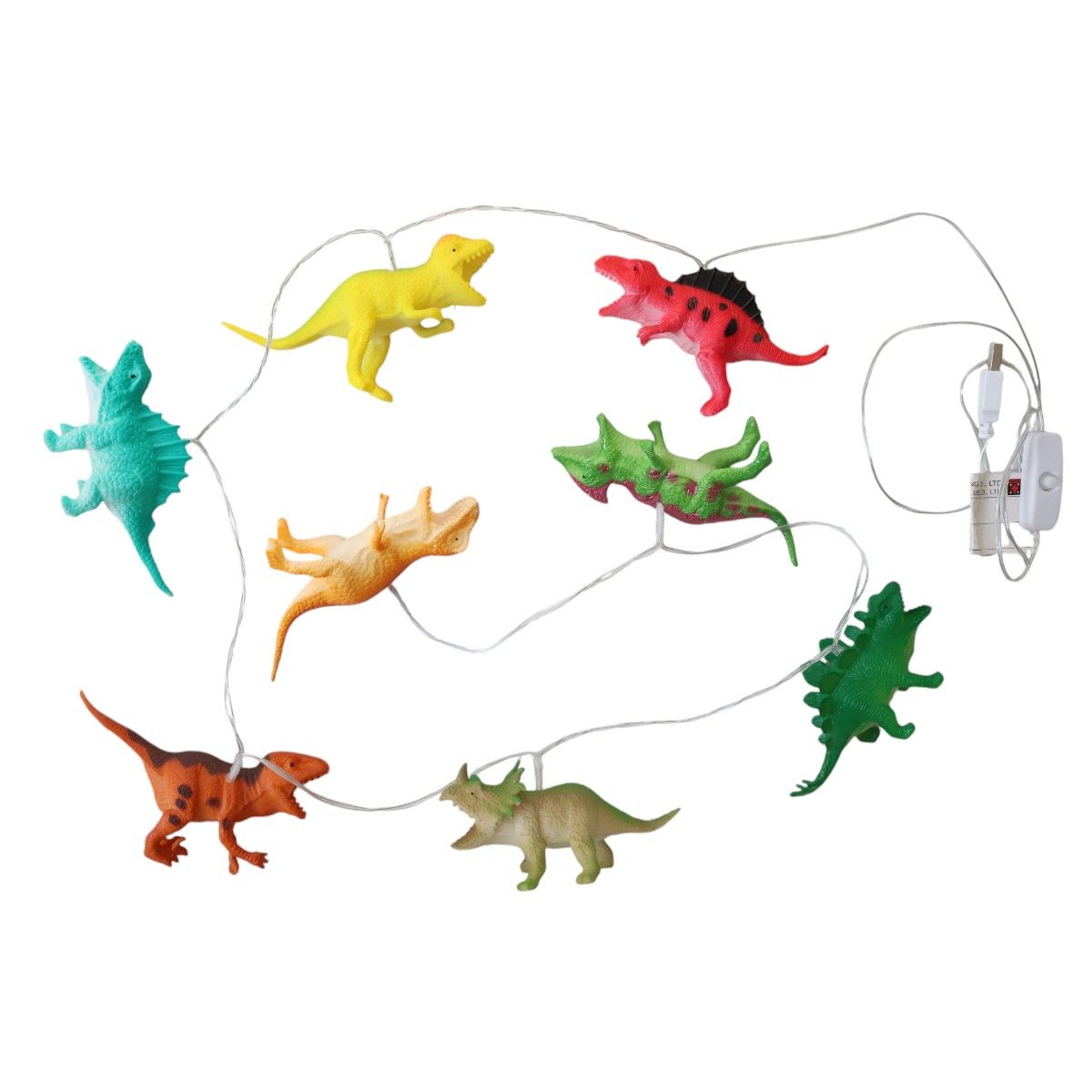 Little you dinosauruste valguskett Kodumaailm ja muud tarvikud - HellyK - Kvaliteetsed lasteriided, villariided, barefoot jalatsid