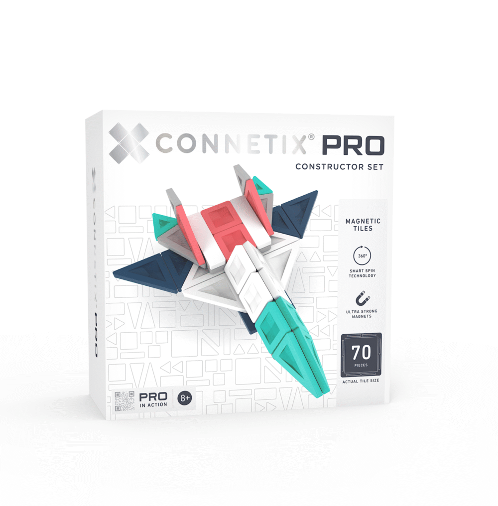 Connetix PRO Constructor Set 70 pc, edasijõudnutele mõeldud komplekt! 🚀 CONNETIX magnetklotsid - HellyK - Kvaliteetsed lasteriided, villariided, barefoot jalatsid