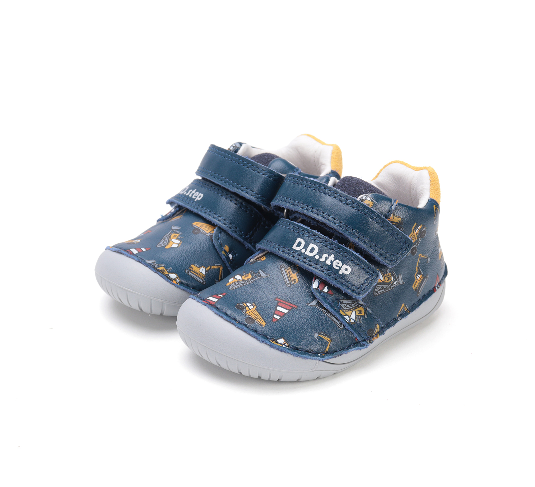 D.D.Step nahast tossud, royal blue/masinad 070 D.D.Step - HellyK - Kvaliteetsed lasteriided, villariided, barefoot jalatsid