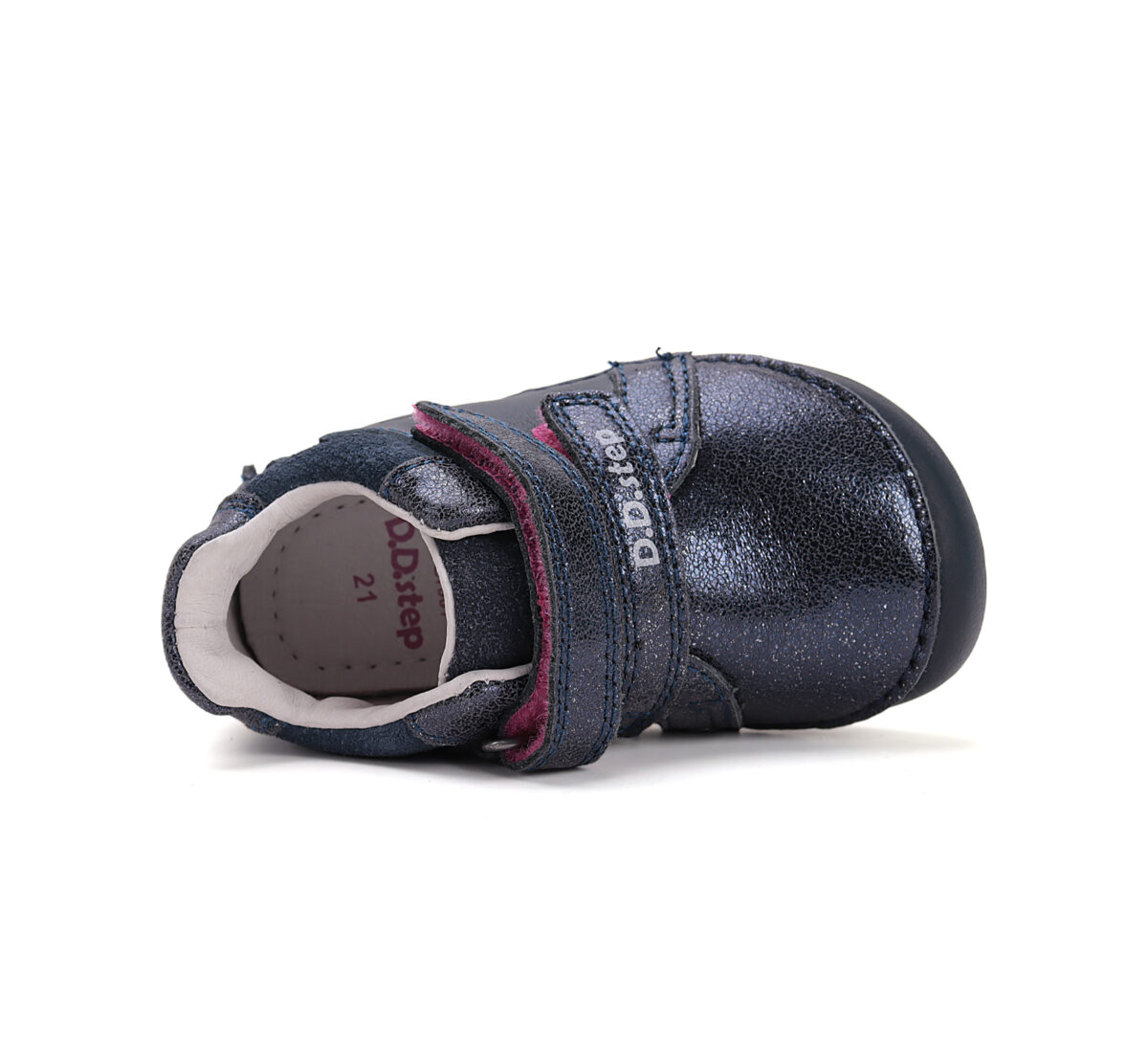 D.D.Step nahast tossud, royal blue 070 D.D.Step - HellyK - Kvaliteetsed lasteriided, villariided, barefoot jalatsid