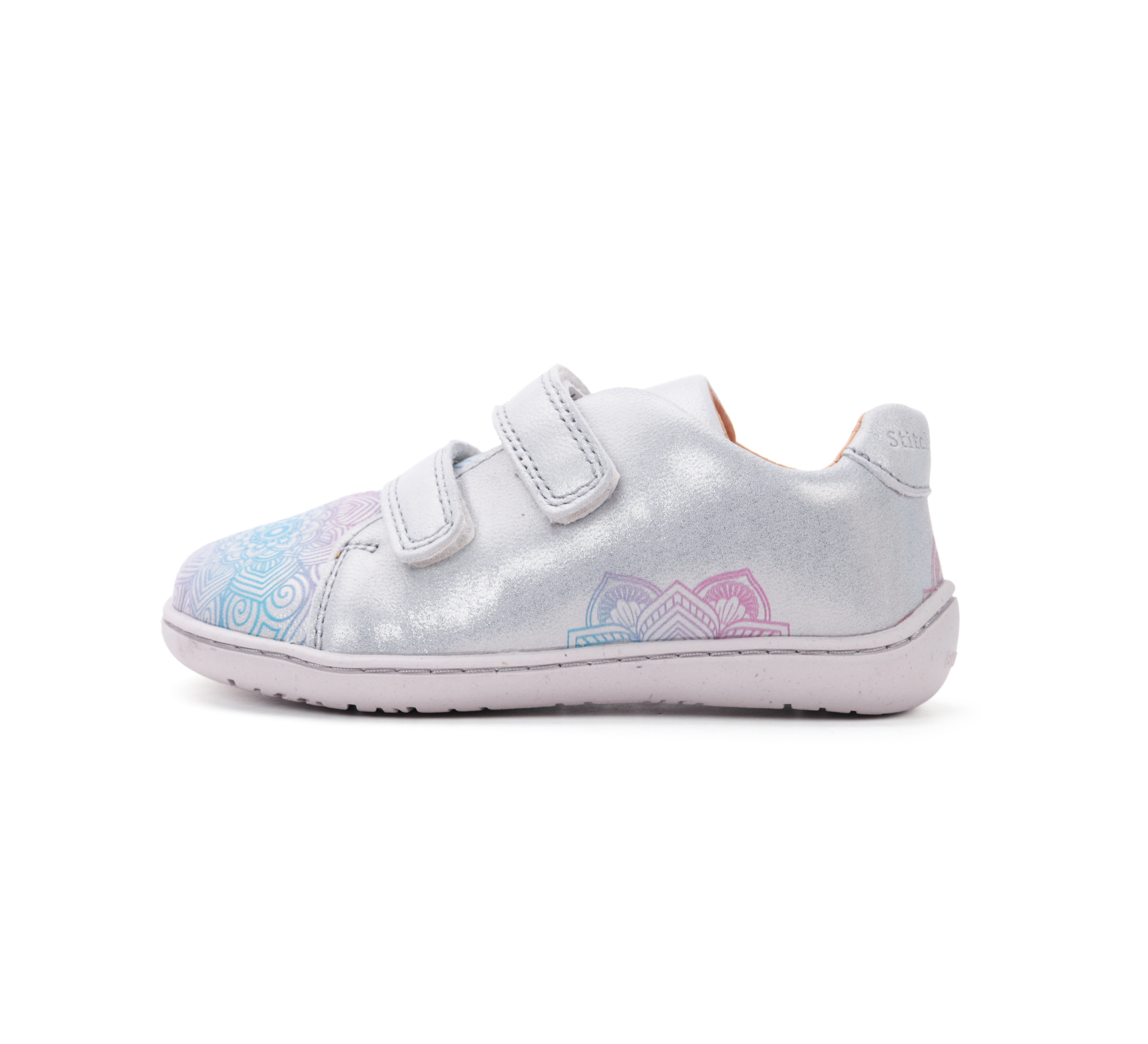 Stitch & Walk nahast tossud, silver/mandala Kevad/sügis - HellyK - Kvaliteetsed lasteriided, villariided, barefoot jalatsid