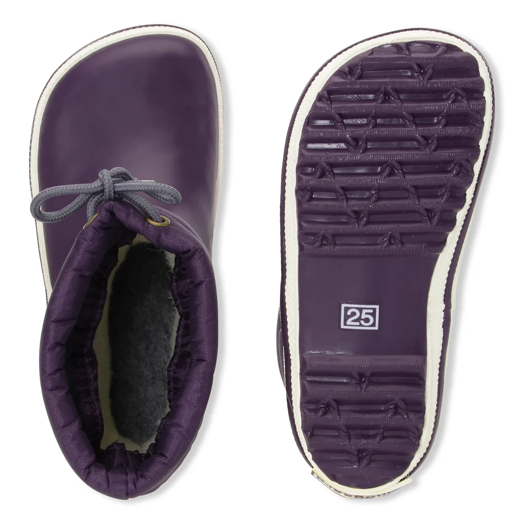 Bundgaard Cirro High Warm sooja voodriga kummikud, purple Laste barefoot-jalatsid - HellyK - Kvaliteetsed lasteriided, villariided, barefoot jalatsid