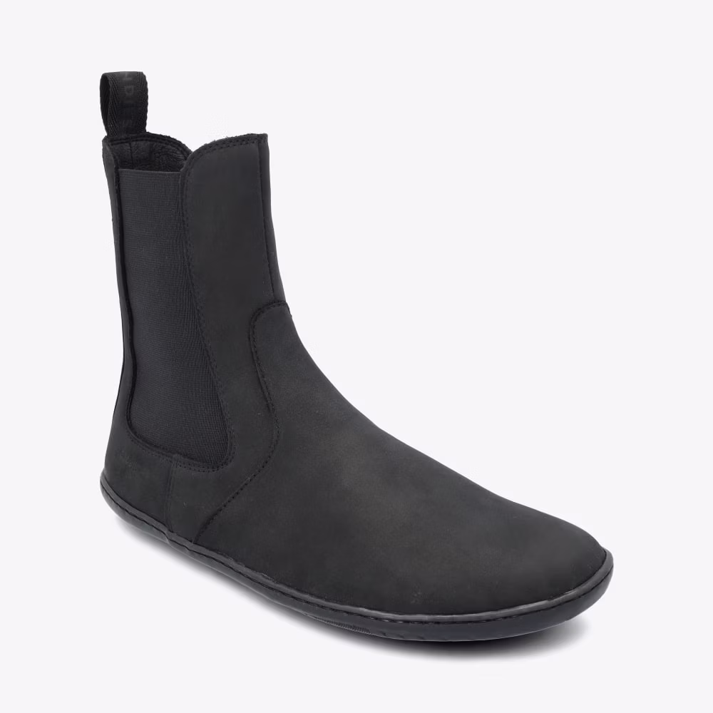 GROUNDIES® Camden Women + poolsaapad laiemale jalale, black Kevad/sügis - HellyK - Kvaliteetsed lasteriided, villariided, barefoot jalatsid