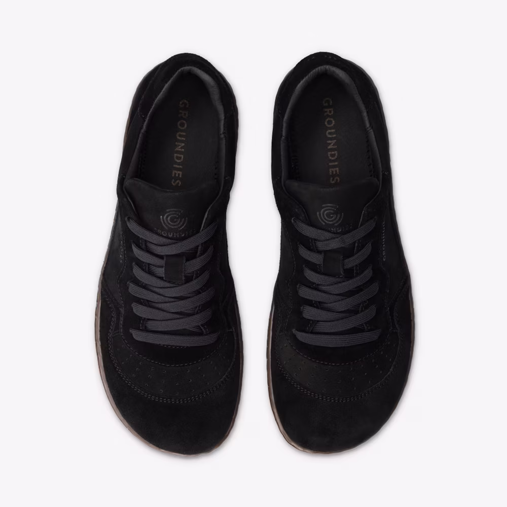 GROUNDIES® Nova Go1 Men, black Kevad/sügis - HellyK - Kvaliteetsed lasteriided, villariided, barefoot jalatsid