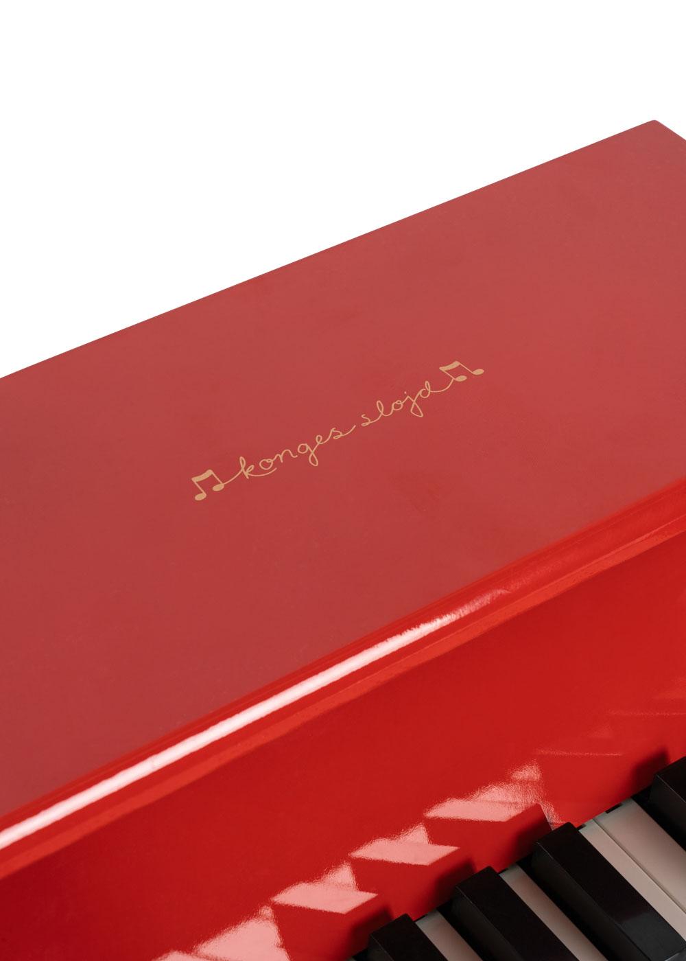 Konges Sløjd kõrgläikega klaver, red Mänguasjad - HellyK - Kvaliteetsed lasteriided, villariided, barefoot jalatsid