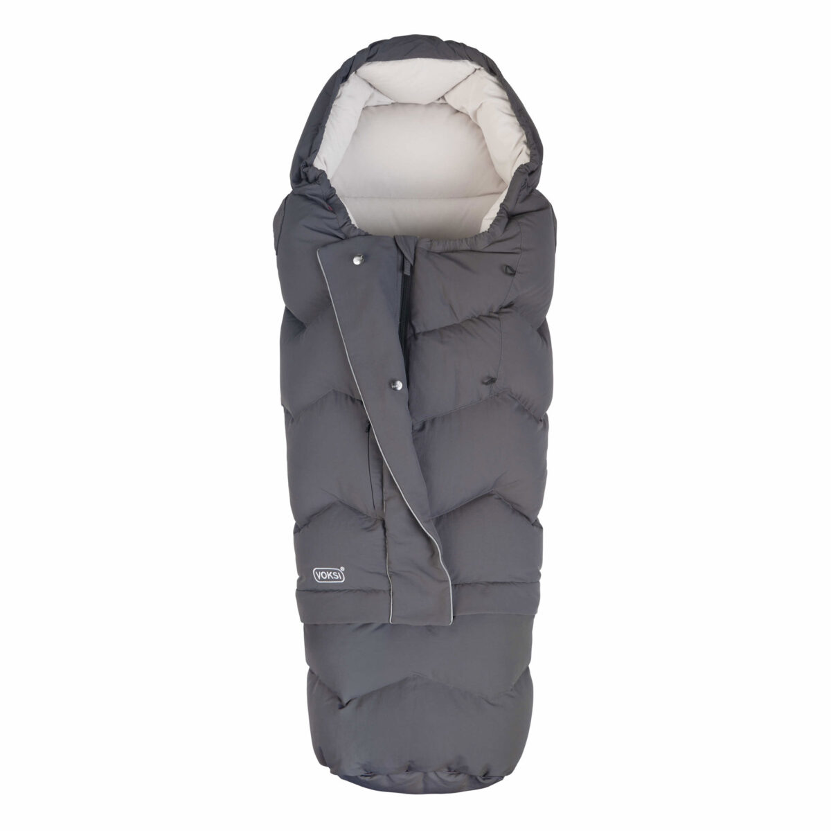 Voksi soojakott City Grey Cream Kodumaailm ja muud tarvikud - HellyK - Kvaliteetsed lasteriided, villariided, barefoot jalatsid