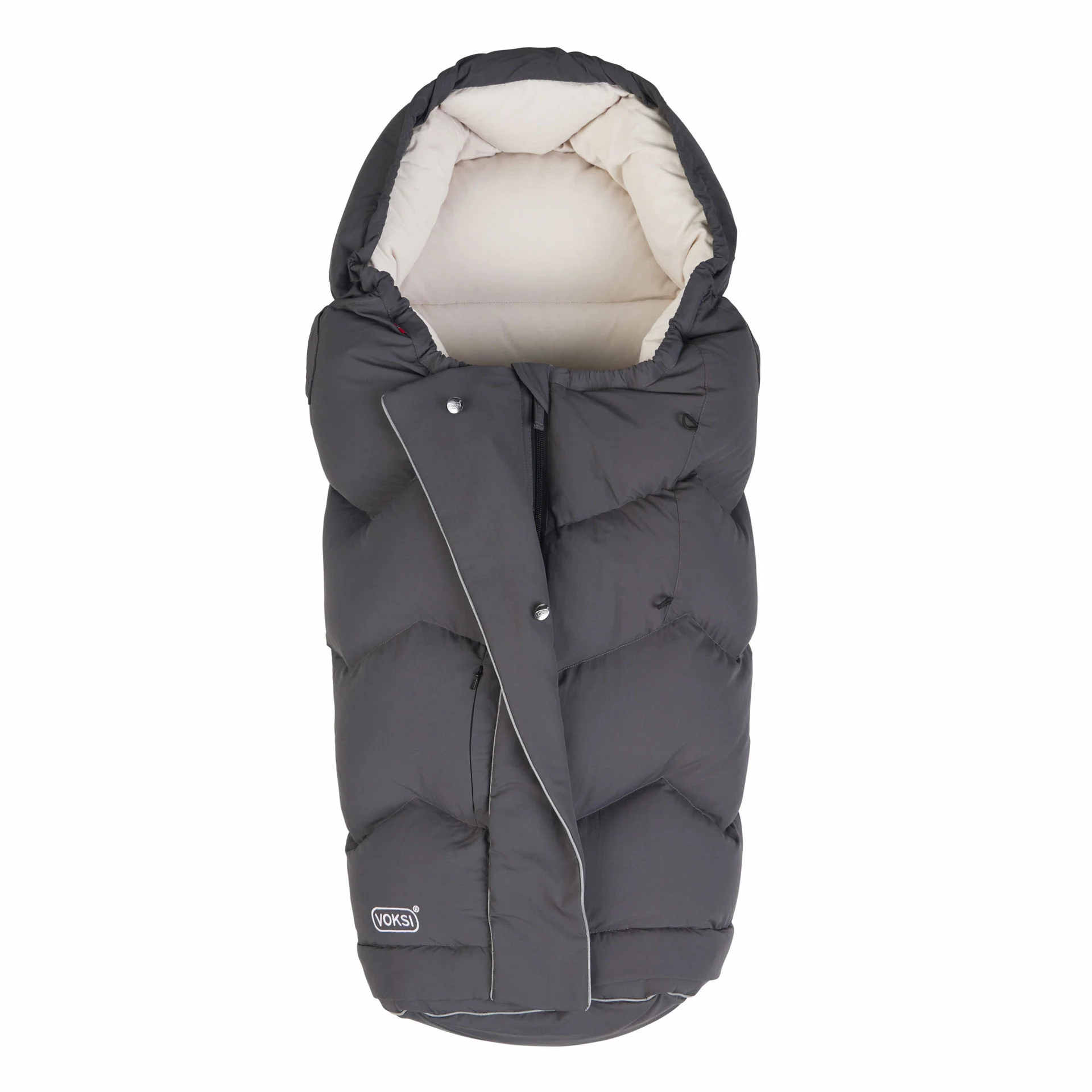 Voksi soojakott City Grey Cream Kodumaailm ja muud tarvikud - HellyK - Kvaliteetsed lasteriided, villariided, barefoot jalatsid