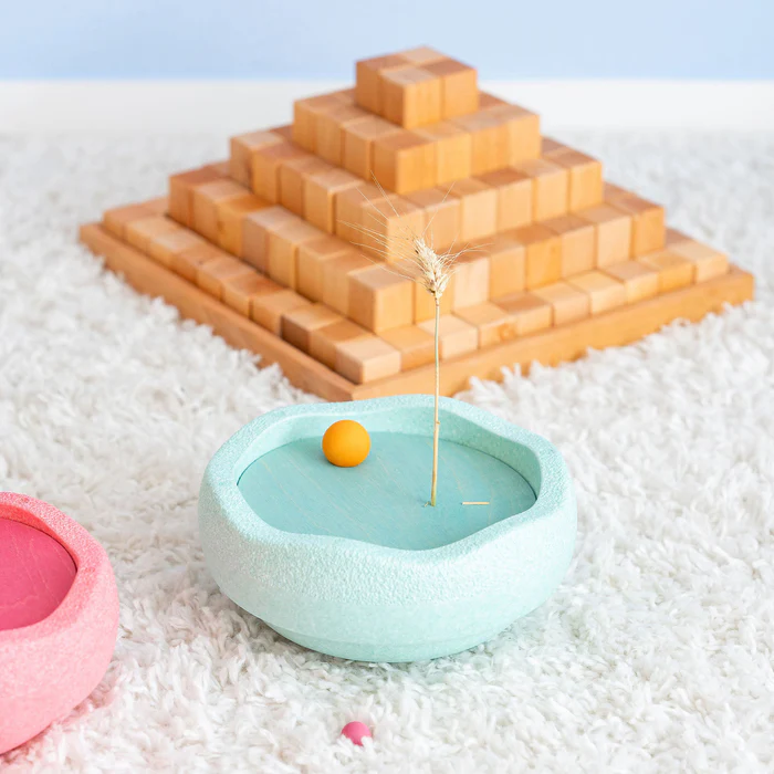 Grimm´s x Stapelstein® veerevad kettad, pastell Grimm's puidust mänguasjad - HellyK - Kvaliteetsed lasteriided, villariided, barefoot jalatsid