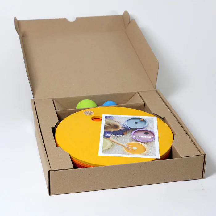 Grimm´s x Stapelstein® veerevad kettad, warm classic Grimm's puidust mänguasjad - HellyK - Kvaliteetsed lasteriided, villariided, barefoot jalatsid