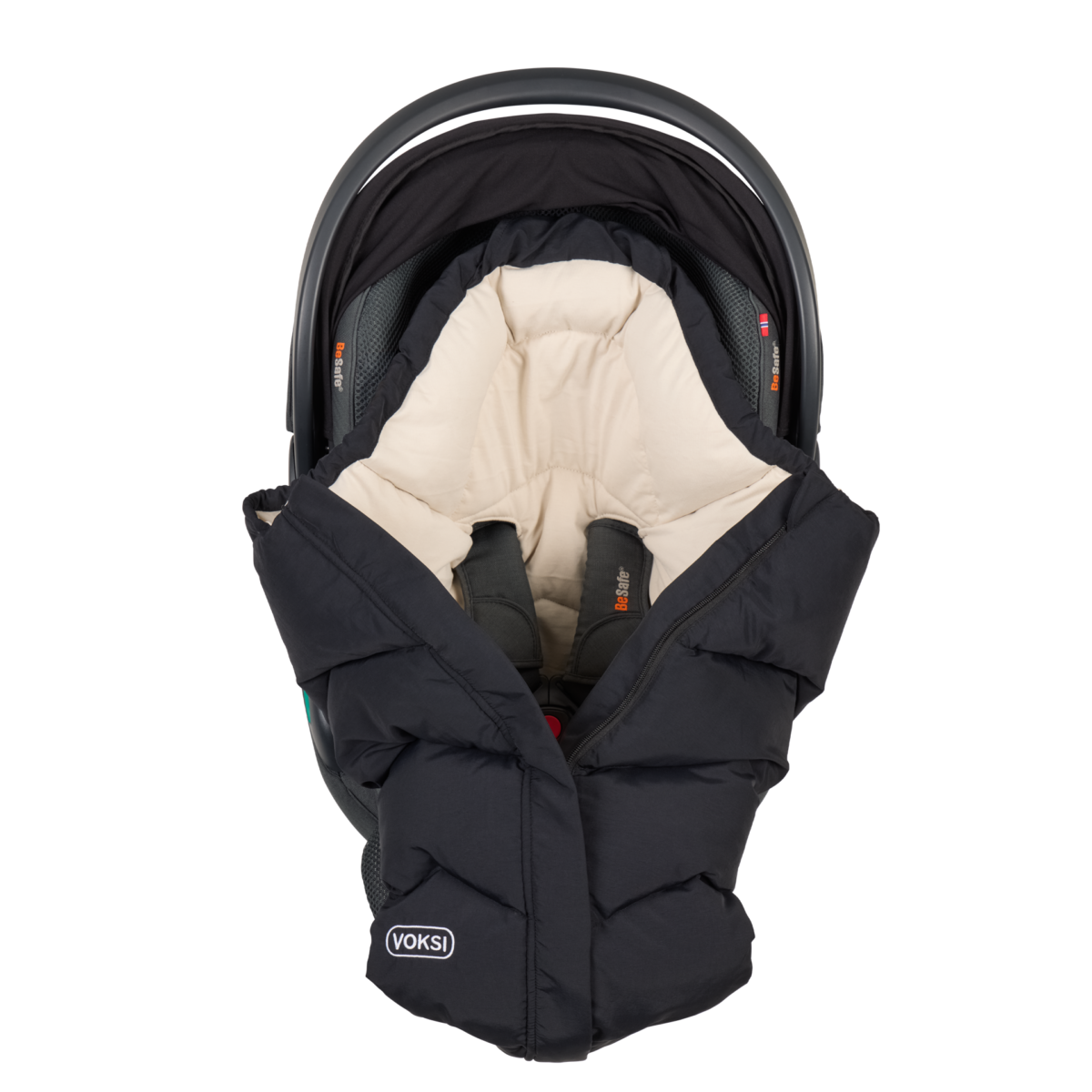 Voksi soojakott turvahälli või vankrisse Move Black Solid Kodumaailm ja muud tarvikud - HellyK - Kvaliteetsed lasteriided, villariided, barefoot jalatsid