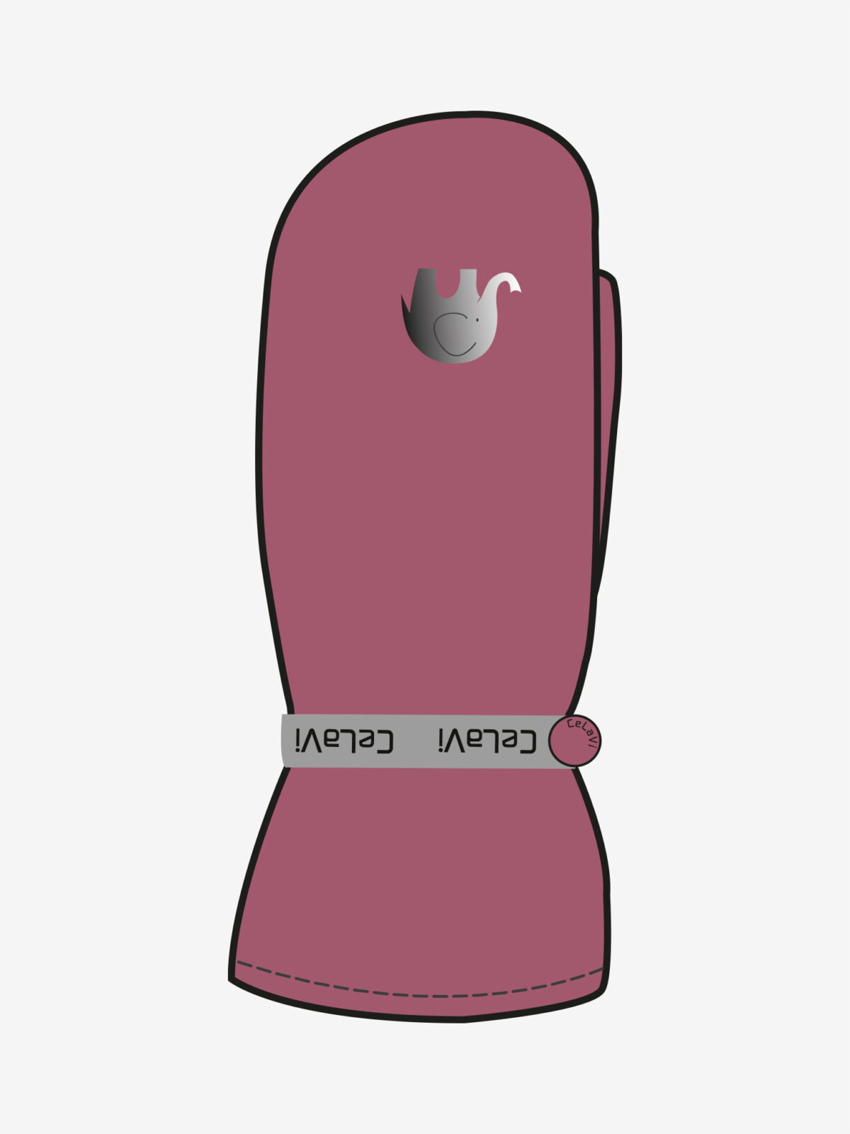 CeLaVi fliisvoodriga veekindlad labakud, rose wine Kindad - HellyK - Kvaliteetsed lasteriided, villariided, barefoot jalatsid