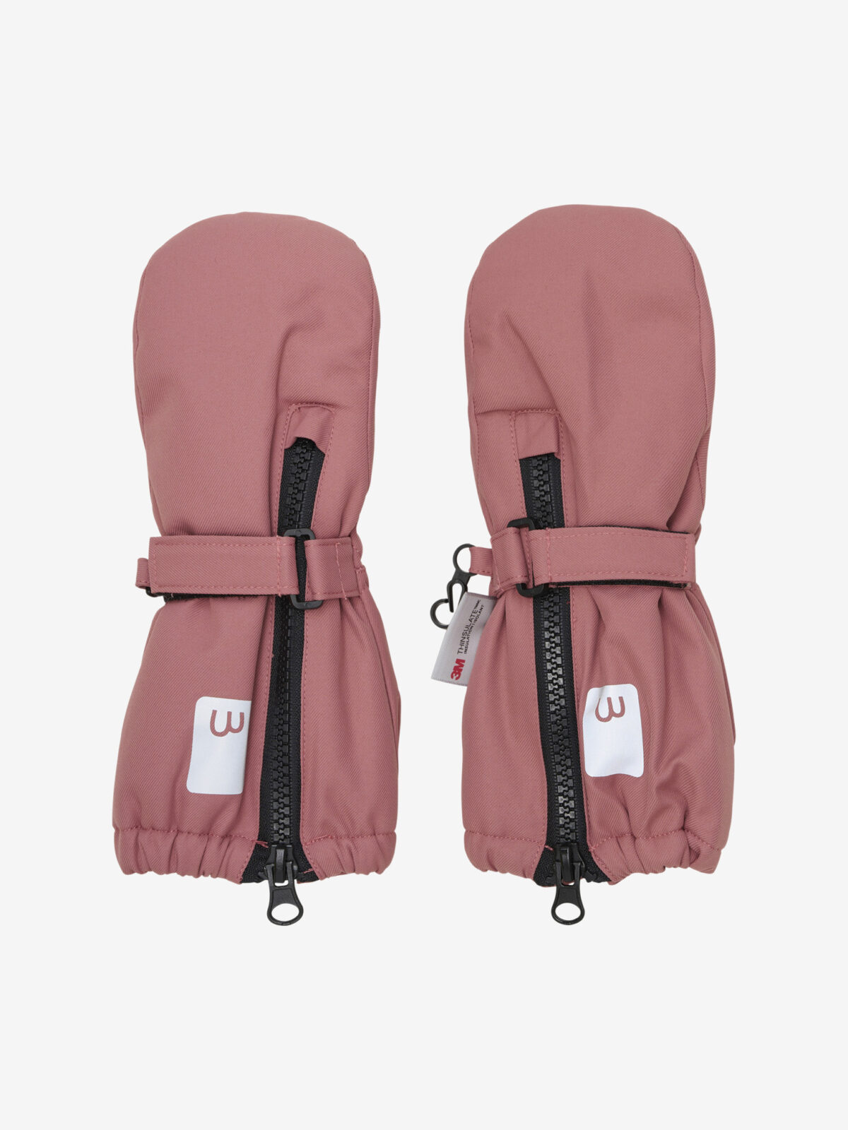 Minymo vetthülgavad Thinsulate voodriga talvelabakud, withered rose Kindad - HellyK - Kvaliteetsed lasteriided, villariided, barefoot jalatsid