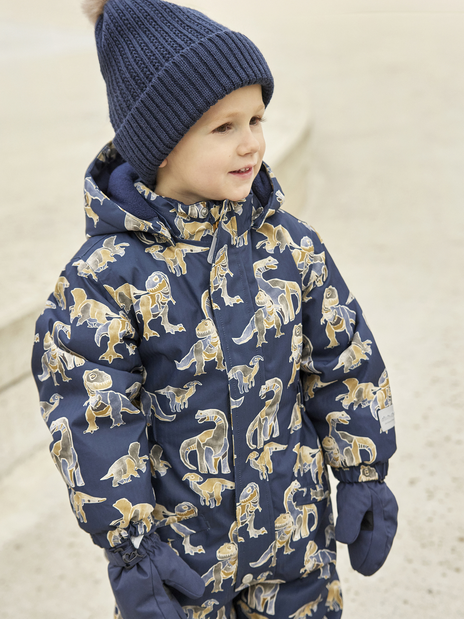 Minymo vetthülgavad Thinsulate voodriga talvelabakud, parisian night Kindad - HellyK - Kvaliteetsed lasteriided, villariided, barefoot jalatsid